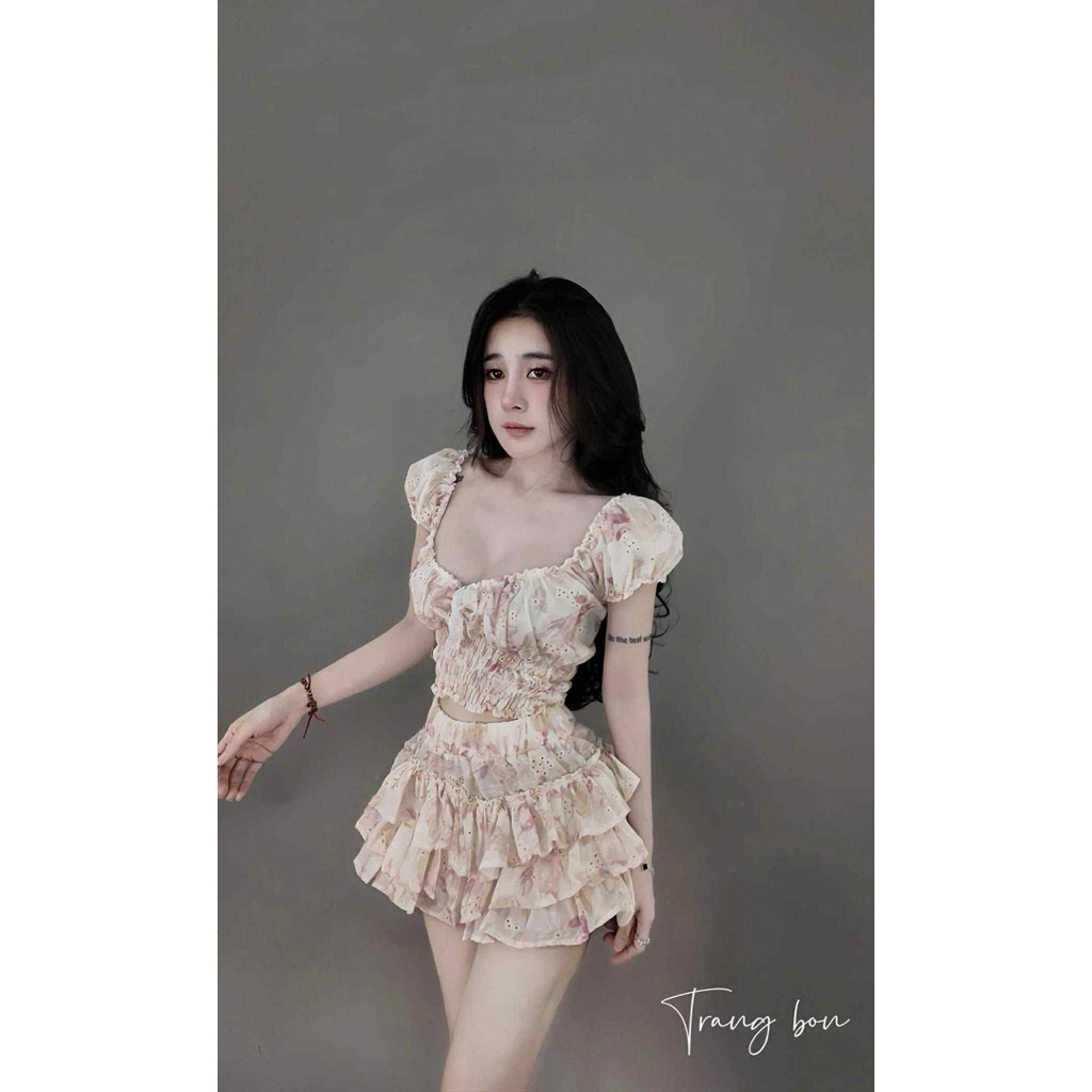 S16 • Set Váy Giả Quần Áo Bông Xinh Mùa Hè • NA TÍM Clothing