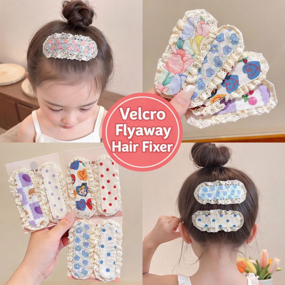 Miếng Dán Tóc Con Nữ Cute Dán Mái Velcro Không Đau Tóc, Giữ Tóc Gọn Gàng Cho Bé Và Nữ