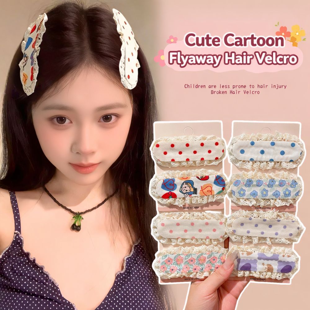 Miếng Dán Tóc Con Nữ Cute Dán Mái Velcro Không Đau Tóc, Giữ Tóc Gọn Gàng Cho Bé Và Nữ
