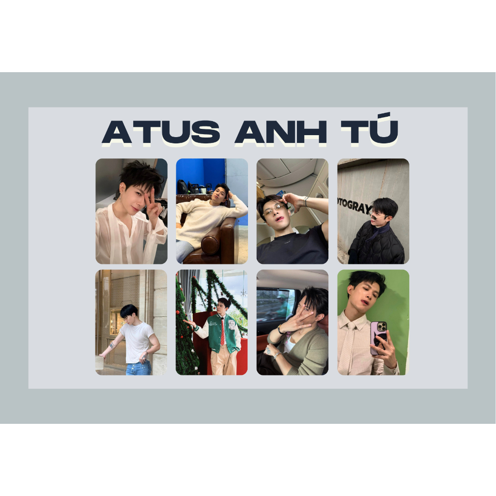 set card bo góc ANH TÚ ATUS - Sáu Tút Runningman