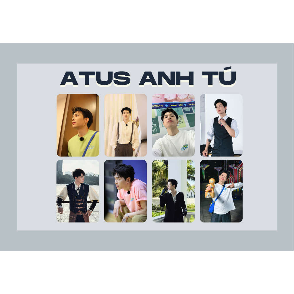 set card bo góc ANH TÚ ATUS - Sáu Tút Runningman