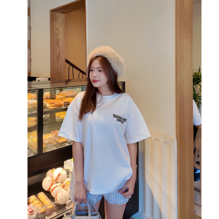 Áo Thun Boxy Vasnava Heaven - Cotton Nam Nữ Form Boxy Tay Lỡ Oversize Cổ Tròn Cotton 250gsm co giãn 2 chiều | BigBuy360 - bigbuy360.vn