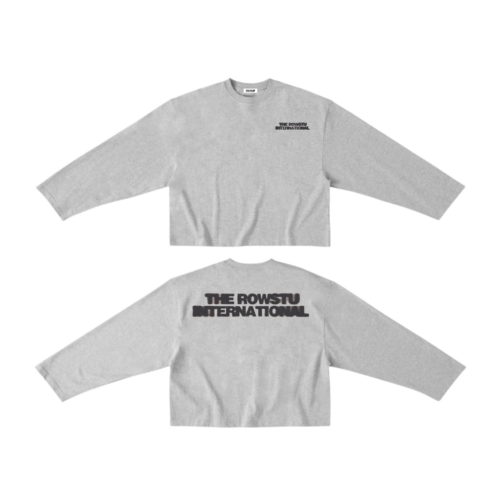 Áo Thun Tay Dài Long Sleeve 250gsm Form Rộng Cổ Tròn  Unisex Nam Nữ Phong Cách Basic Thoải Mái
