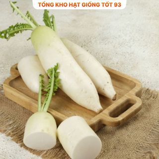 Hạt giống củ cải lu bú, củ cải trắng - Hàng Công Ty Loại 1