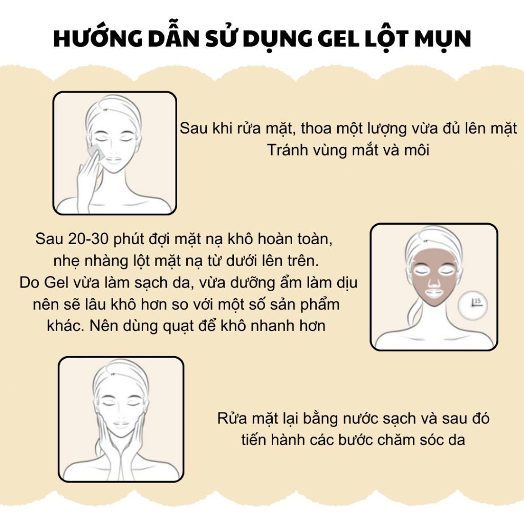 Gel lột Mụn Than Tre - Sạch mụn - Thải độc chì- Sáng da (MẪU MỚI)Gel lột Mụn Than Tre - Sạch mụn - Thải độc chì- Sáng da