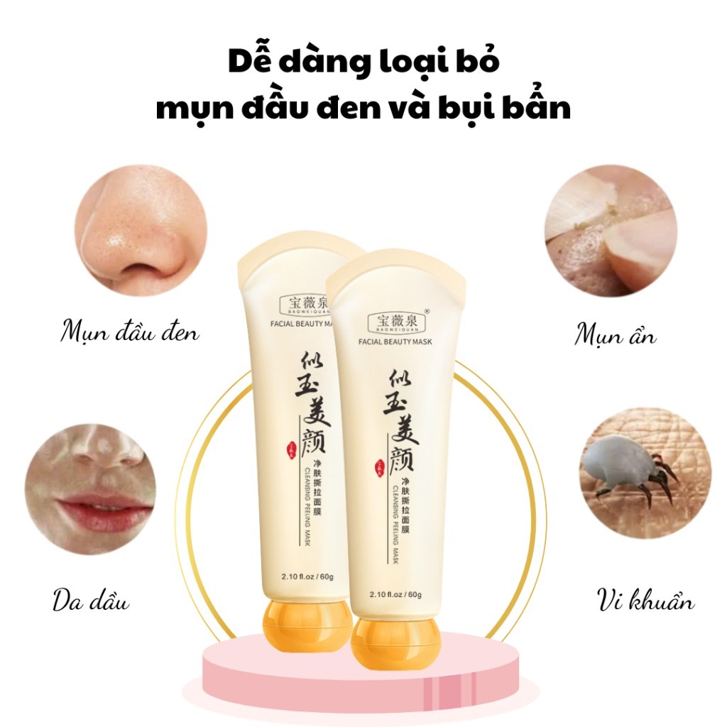 Gel lột Mụn Than Tre - Sạch mụn - Thải độc chì- Sáng da (MẪU MỚI)Gel lột Mụn Than Tre - Sạch mụn - Thải độc chì- Sáng da