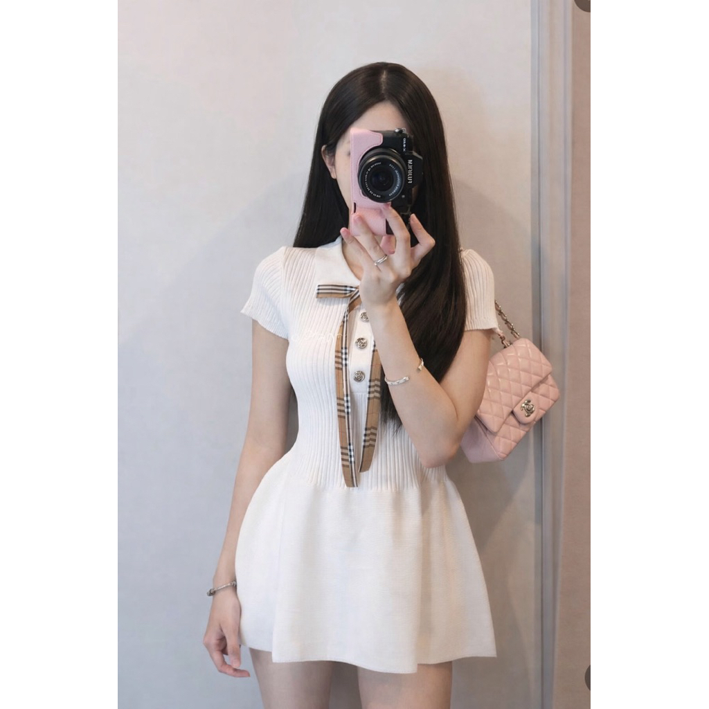 Ssu.Studio// VÁY CỘC TAY NƠ NGỰC BB