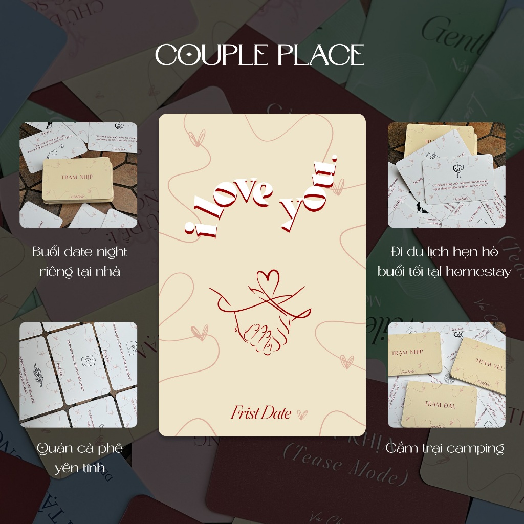 Bài tình yêu First Date Bộ bài cặp đôi tìm hiểu trong buổi hẹn hò đầu từ rung động đầu đến thấu hiểu