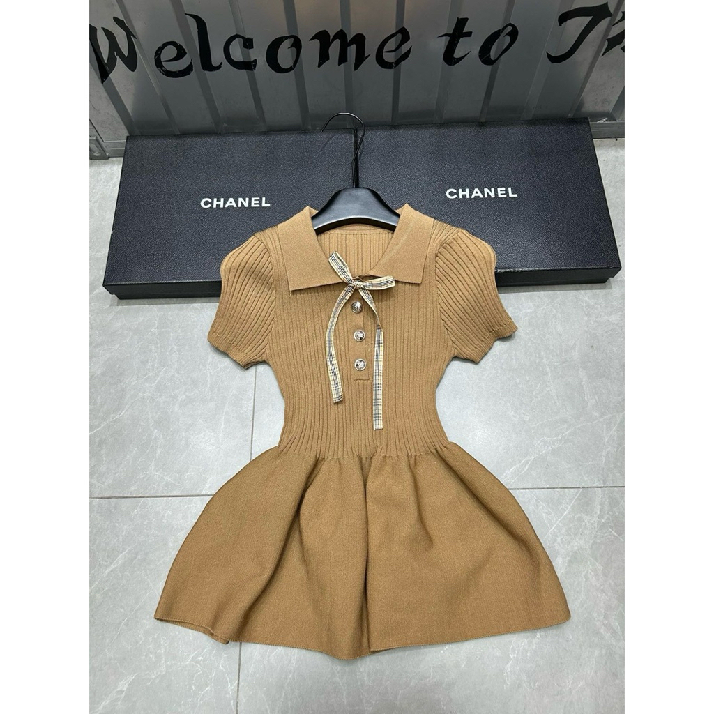 Ssu.Studio// VÁY CỘC TAY NƠ NGỰC BB