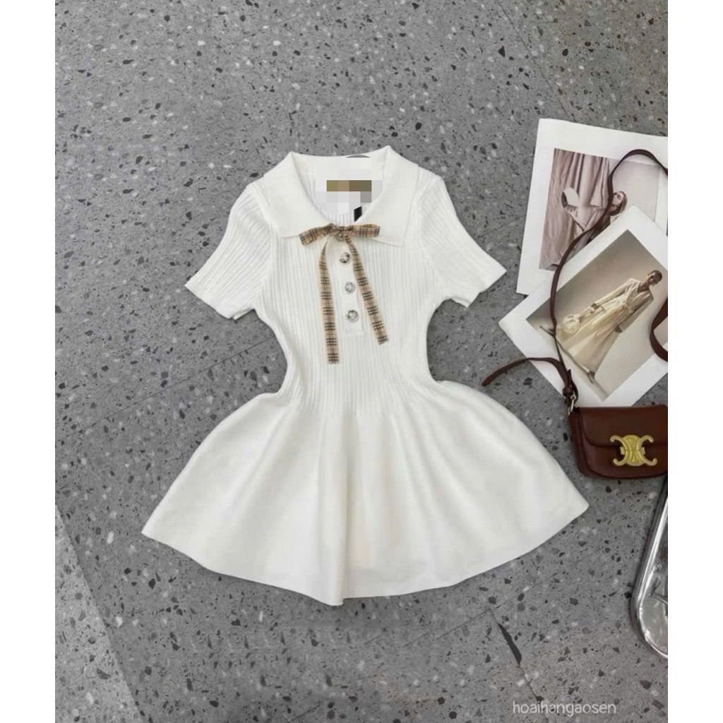 Ssu.Studio// VÁY CỘC TAY NƠ NGỰC BB