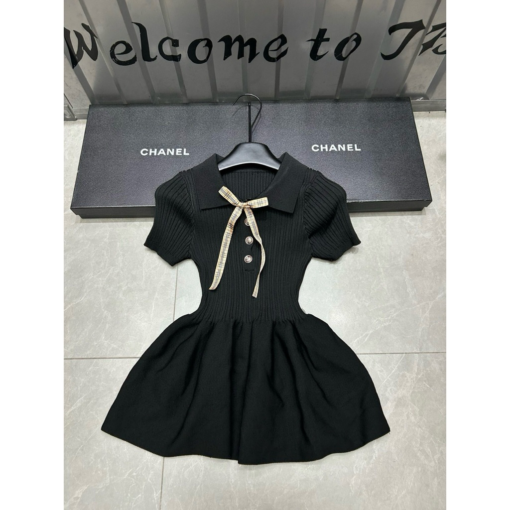 Ssu.Studio// VÁY CỘC TAY NƠ NGỰC BB