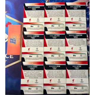 Set thẻ bóng đá Liverpool Topps UCC 2025/26