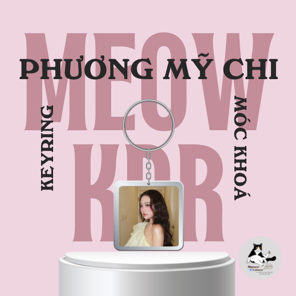 Móc khoá/Keyring ca sĩ Phương Mỹ Chi Chị Bảy