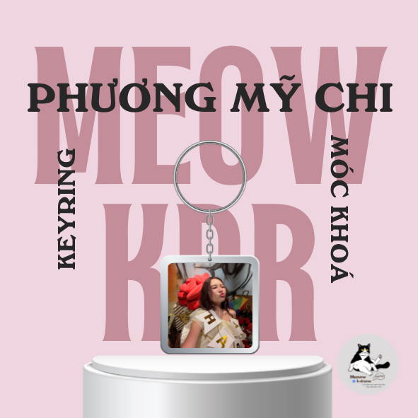 Móc khoá/Keyring ca sĩ Phương Mỹ Chi Chị Bảy