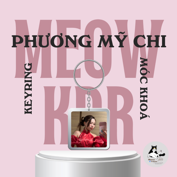 Móc khoá/Keyring ca sĩ Phương Mỹ Chi Chị Bảy