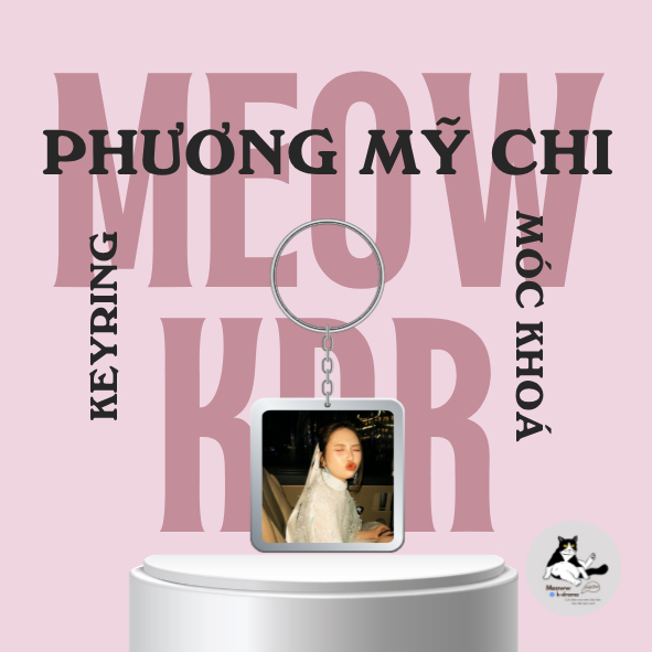 Móc khoá/Keyring ca sĩ Phương Mỹ Chi Chị Bảy