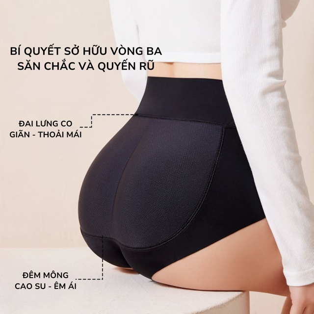 [SANTONY x HƯƠNG GIANG] QUẦN NÂNG MÔNG 3D – ĐỘN MÔNG TỰ NHIÊN, KHÔNG LỘ VIỀN, MẶC ÊM NHẸ-1145