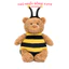 Gấu Bông Teddy Bear Mặc Yếm Thêu Tên, Teddy Cosplay Ong Dễ Thương – Thú Nhồi Bông Hợp Làm Quà Tặng