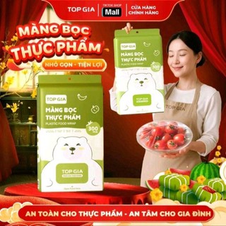 [BỊCH SIÊU TO, KHỔNG LỒ] Túi Màng Bọc Thực Phẩm Treo Tường Tiện Dụng Bịch 300 Cái Tặng Móc Treo Tiện Lợi