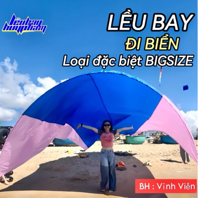 Lều bay che nắng tắm biển BIGSIZE LOẠI CHỐNG UV / LOẠI ĐẶC BIỆT SIÊU TO KHỔNG LỒ