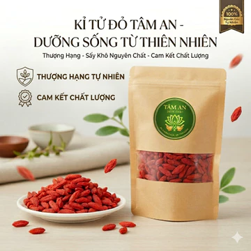 Kỷ Tử Ninh Hạ Loại 1 - Kỷ Tử Đỏ Khô - Câu Kỷ Tử Pha Trà, Ngâm Rượu - Túi 100g 200g 500g