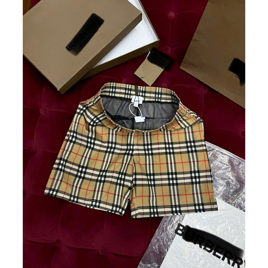 ⚡️[Hight Quality] Quần Short Đùi Gió K Phối Lót Lưới Nam Nữ - Điểm Nhấn Kẻ Caro Phối Màu Cao Cấp