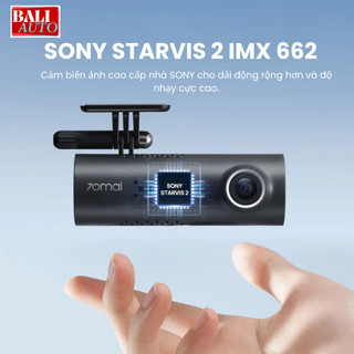 Camera hành trình 70Mai M200 và M310 3K Plus bản quốc tế, ghi hình sắc nét, App 70mai chính hãng