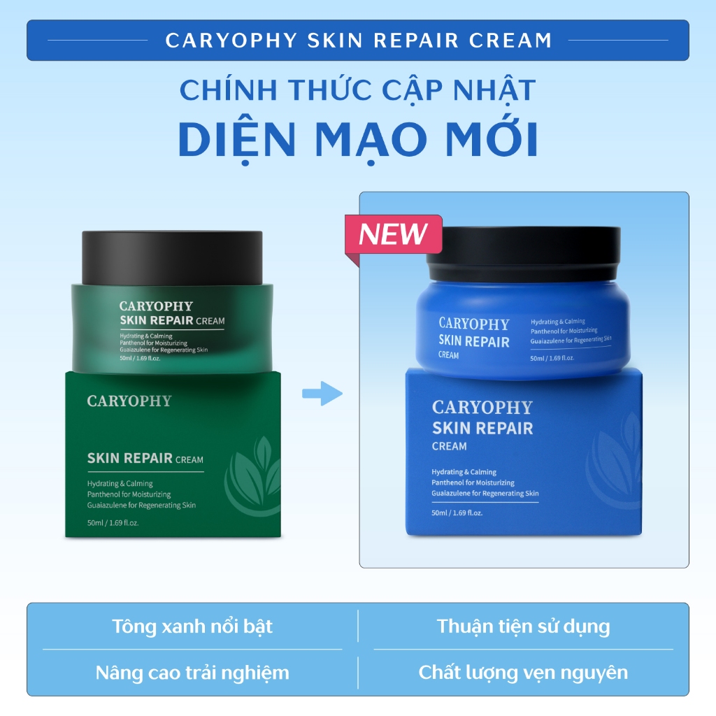 Kem dưỡng giúp phục hồi da Caryophy 50ml (Caryophy Skin Repair Cream 50ml) | BigBuy360 - bigbuy360.vn
