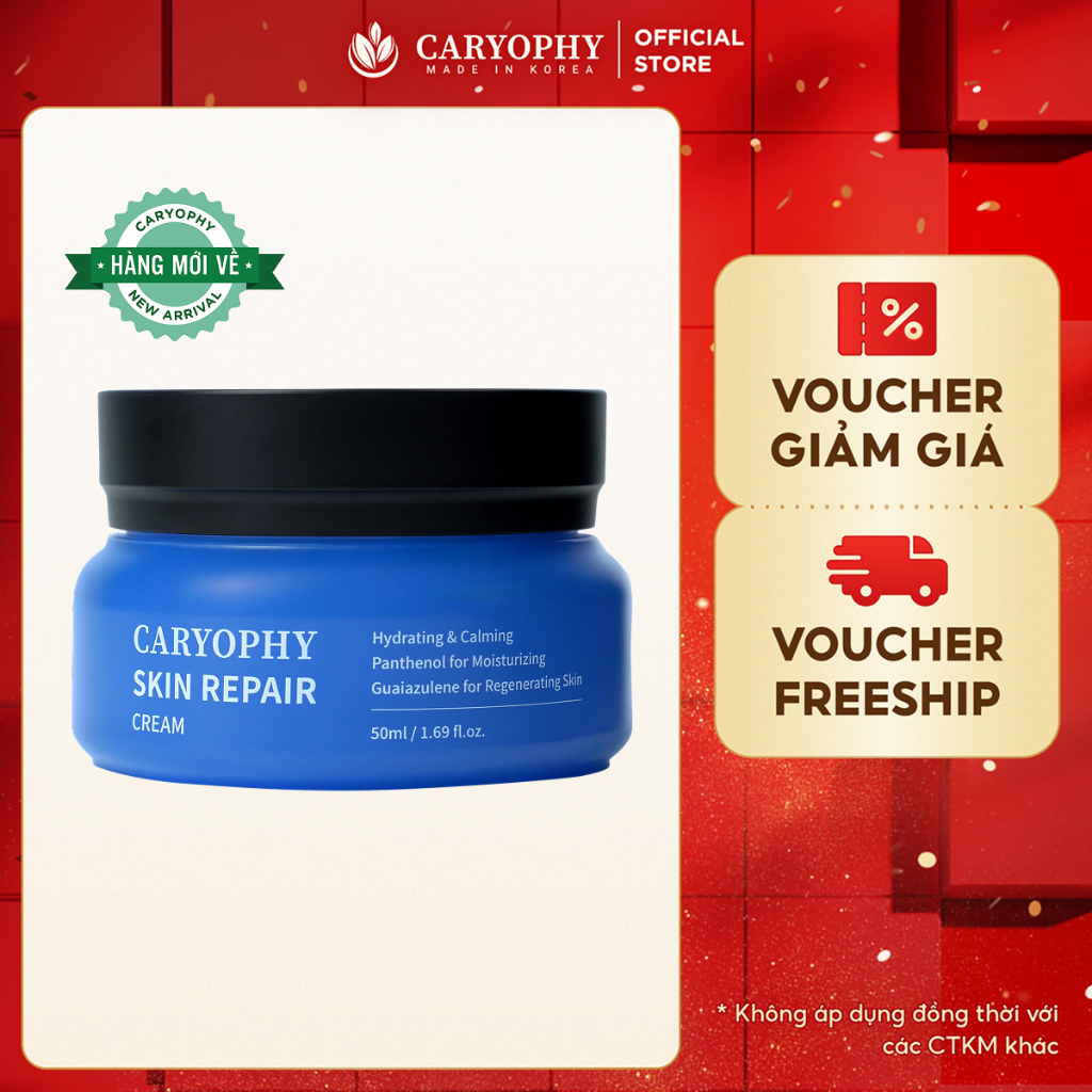 Kem dưỡng giúp phục hồi da Caryophy 50ml (Caryophy Skin Repair Cream 50ml)