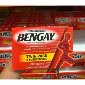 Dầu xoa bóp |Kem xoa bóp giảm đau nhức Ultra strenght Bengay 113g | Chính Hãng Mỹ|