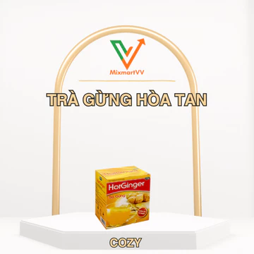 Trà gừng hòa tan Cozy 20 gói 10gr Nguyên liệu pha chế trà gừng trà thảo mộc
