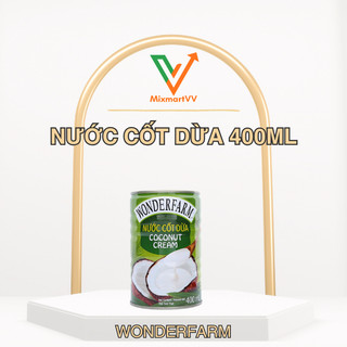 Nước cốt dừa Wonderfarm 400ml - Nguyên liệu nấu ăn - Nguyên liệu pha chế cà phê dừa