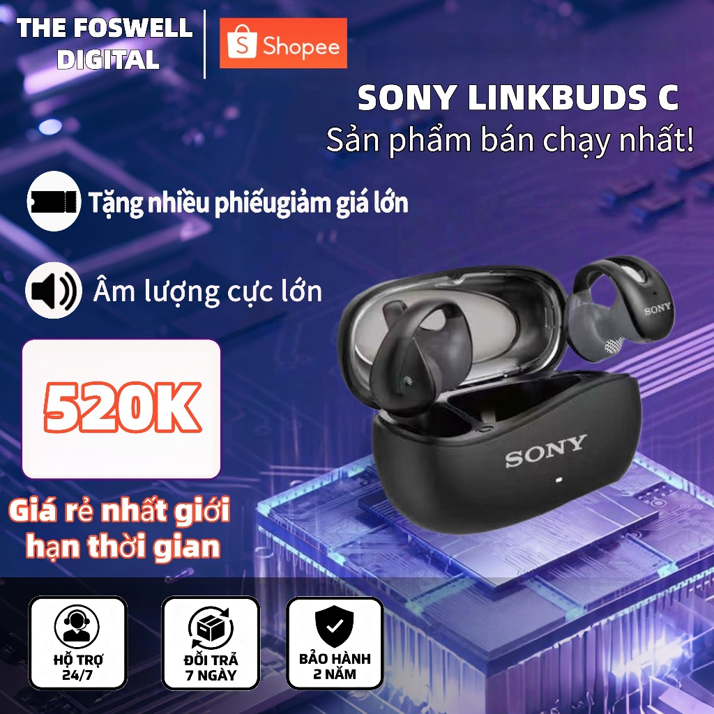 Tai nghe không dây hoàn toàn Sony TWS Linkbuds C (Bluetooth 5.3 | IPX5