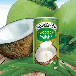 Nước cốt dừa Wonderfarm 400ml - Nguyên liệu nấu ăn - Nguyên liệu pha chế cà phê dừa