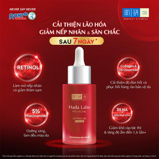 Serum cải thiện lão hóa Hada Labo Pro-Aging Retinol B3 Serum 30ml