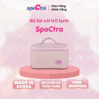 Túi giữ nhiệt kèm túi đá khô màu hồng Spectra - Tiện lợi bảo quản