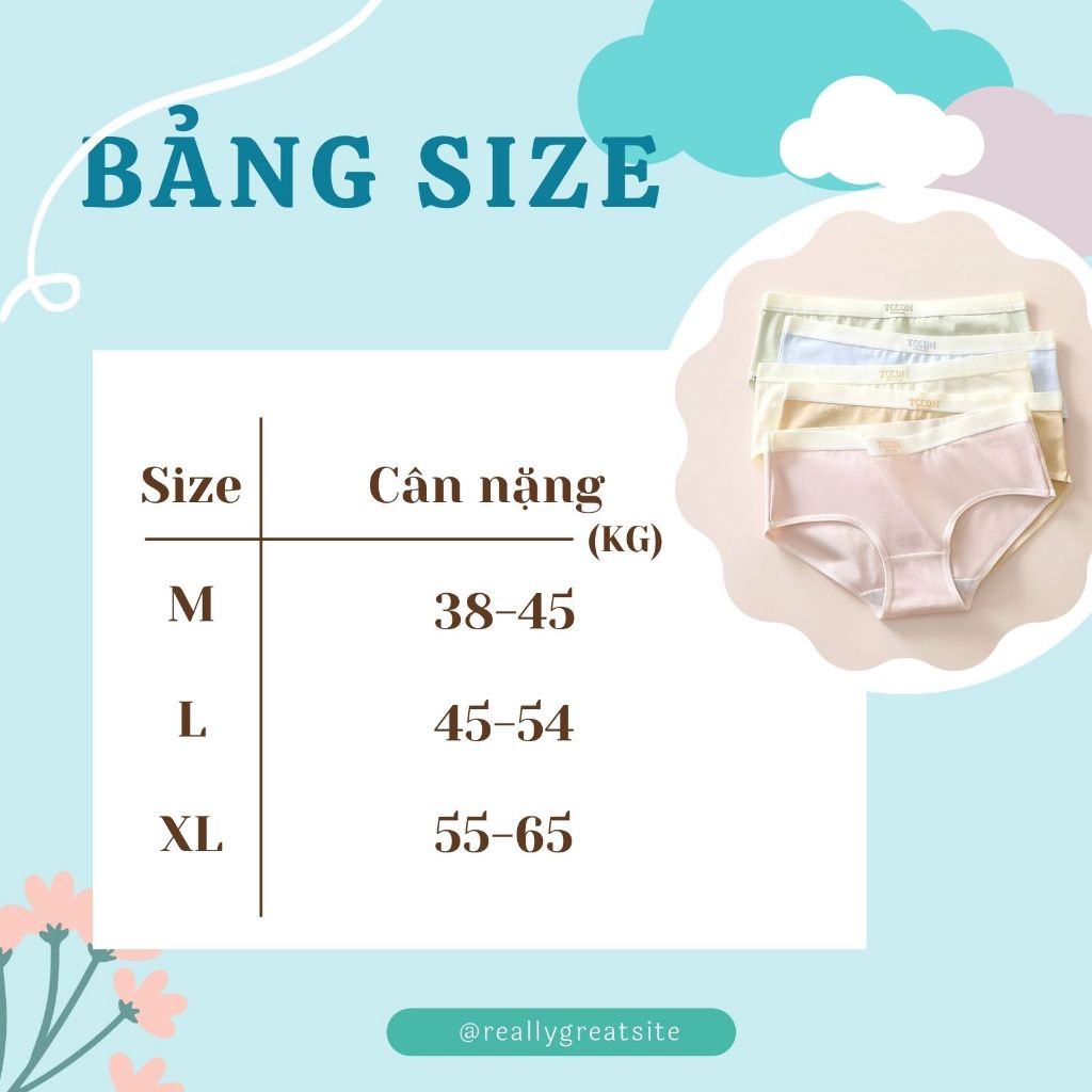 Quần lót nữ cotton cao cấp dày dặn thấm hút cạp vừa tôn dáng họa tiết Bắc Âu xinh xắn LANIXA L5296