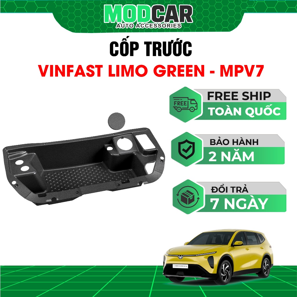 Cốp trước xe Vinfast Limo Green/ MPV 7 - 110L - Nhựa ABS dày dặn, phụ kiện xe điện Vinfast | BigBuy360 - bigbuy360.vn