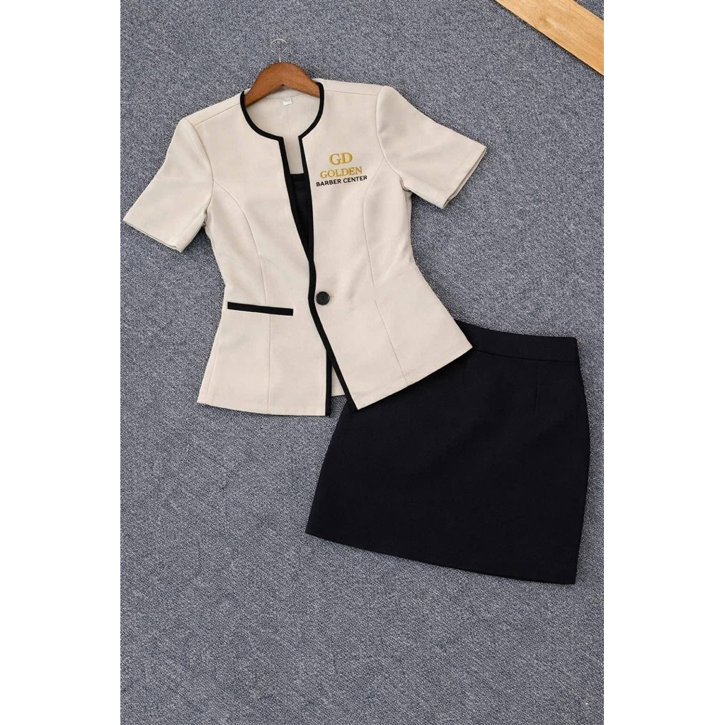 Đồng phục VEST quản lý spa,khách sạn,thẩm mỹ viện chất liệu cotton lạnh hàng thiết kế cao cấp