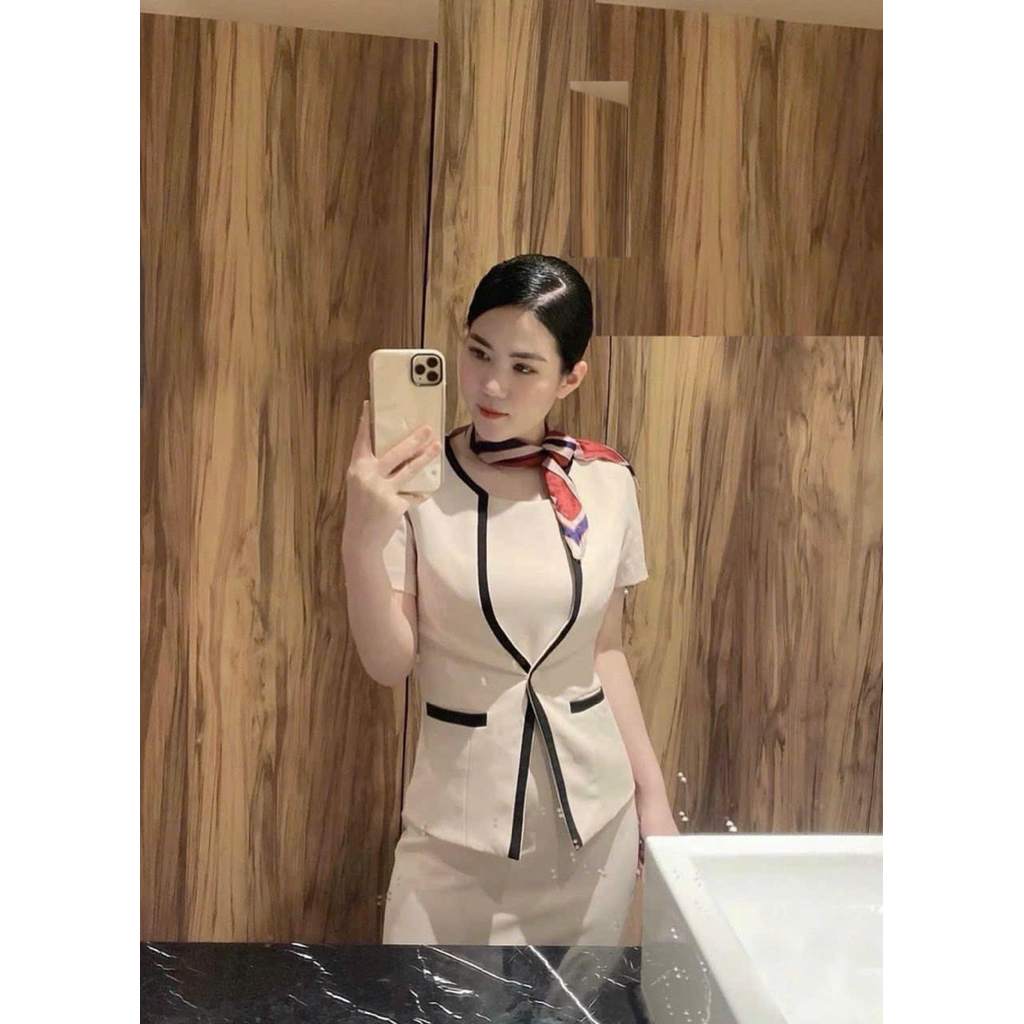 Đồng phục VEST quản lý spa,khách sạn,thẩm mỹ viện chất liệu cotton lạnh hàng thiết kế cao cấp