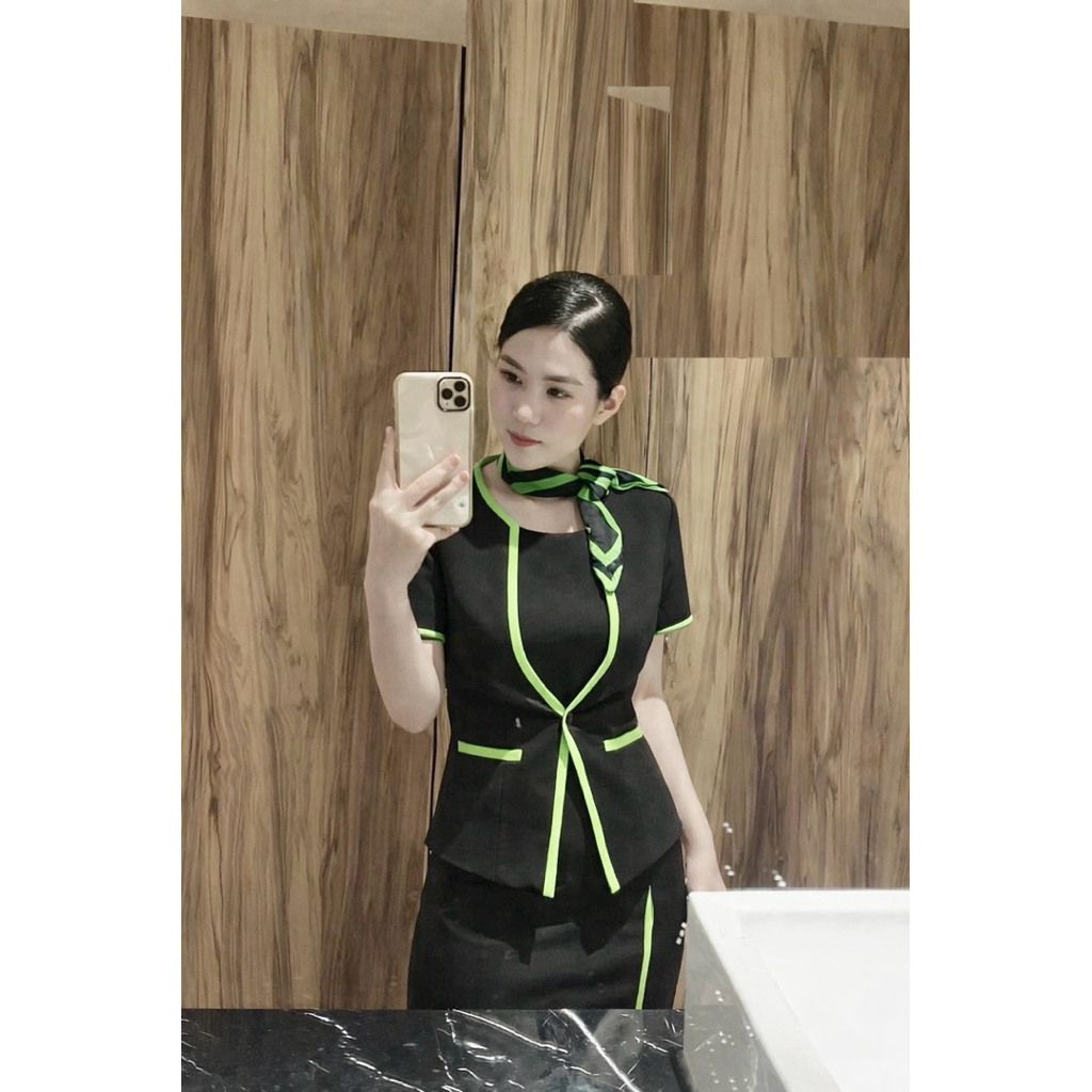 Đồng phục VEST quản lý spa,khách sạn,thẩm mỹ viện chất liệu cotton lạnh hàng thiết kế cao cấp