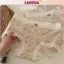 Quần lót nữ cotton cao cấp dáng boxer viền ren sang trọng gợi cảm co giãn linh hoạt LANXA L5918 -CB