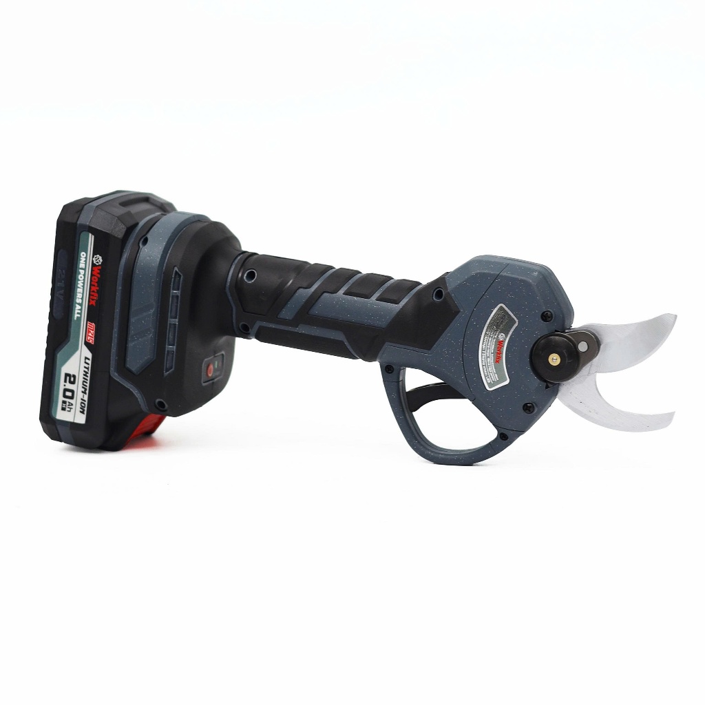 Kéo cắt cành dùng pin WORKFIX WF-CP30PRO, Đường kính cắt 3cm - Màn Led báo % Pin - Không chổi than