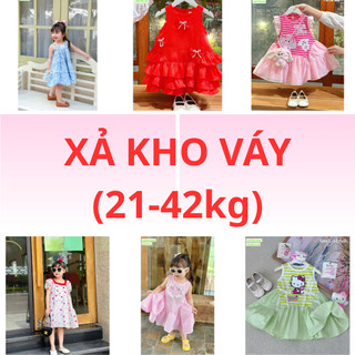 (Xả Kho Sz Bé Từ 21-42kg) Váy Bé Gái