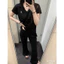 𝒄𝒂𝒎.𝒄𝒍𝒐𝒔𝒆𝒕•/WGWE/Áo Thun Cổ Tim Thêu Ngựa