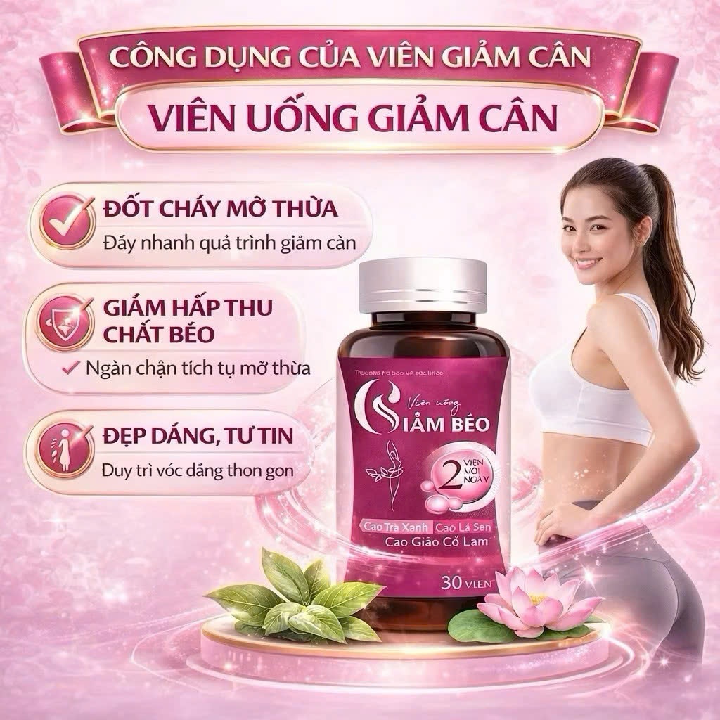 ✅ [Chính Hãng] Viên uống giảm béo Body Hộp 30 Viên ✅ Giảm cân nhanh Body Sline giảm mỡ bụng cấp tốc an toàn Slim Body