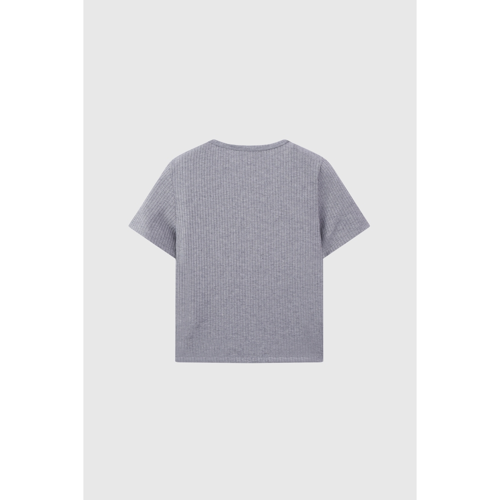 Áo Thun BOO Dáng Babytee Fitted Thêu Logo Dành Cho Nữ Chất Liệu Cao Cấp, Thoáng Mát