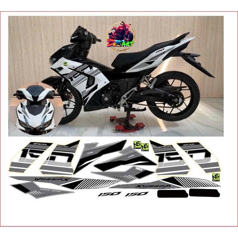 Tem rời winner x v3 v4 cao cấp chất liệu in 3 lớp chống nước không phai màu( lưu ý  không dán cho xe v2) .
