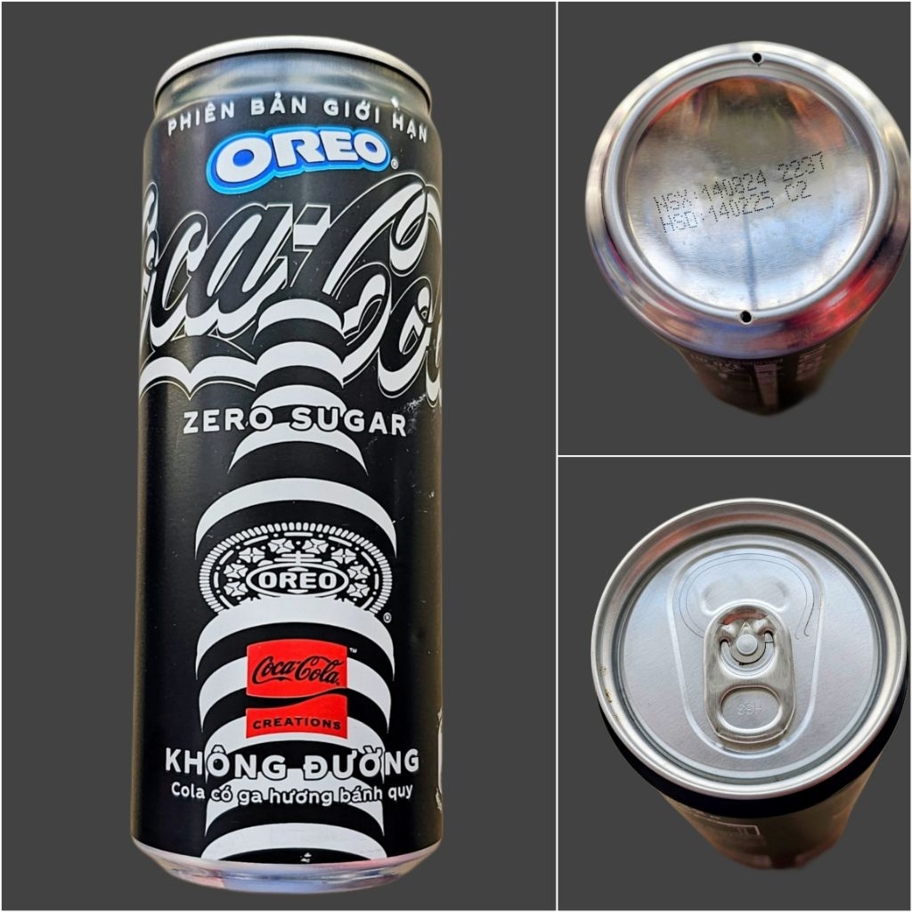 (sưu tầm) 01 lon RÔNG năm 2024 Coca Cola Oreo phiên bản giới hạn Việt ...