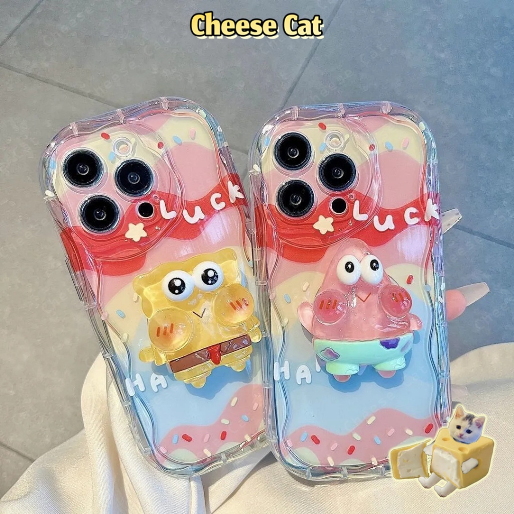 Pha lê 3D dễ thương sao biển bạch tuộc miếng bọt biển Giá đỡ điện thoại hoạt hình dễ thương Giá đỡ điện thoại